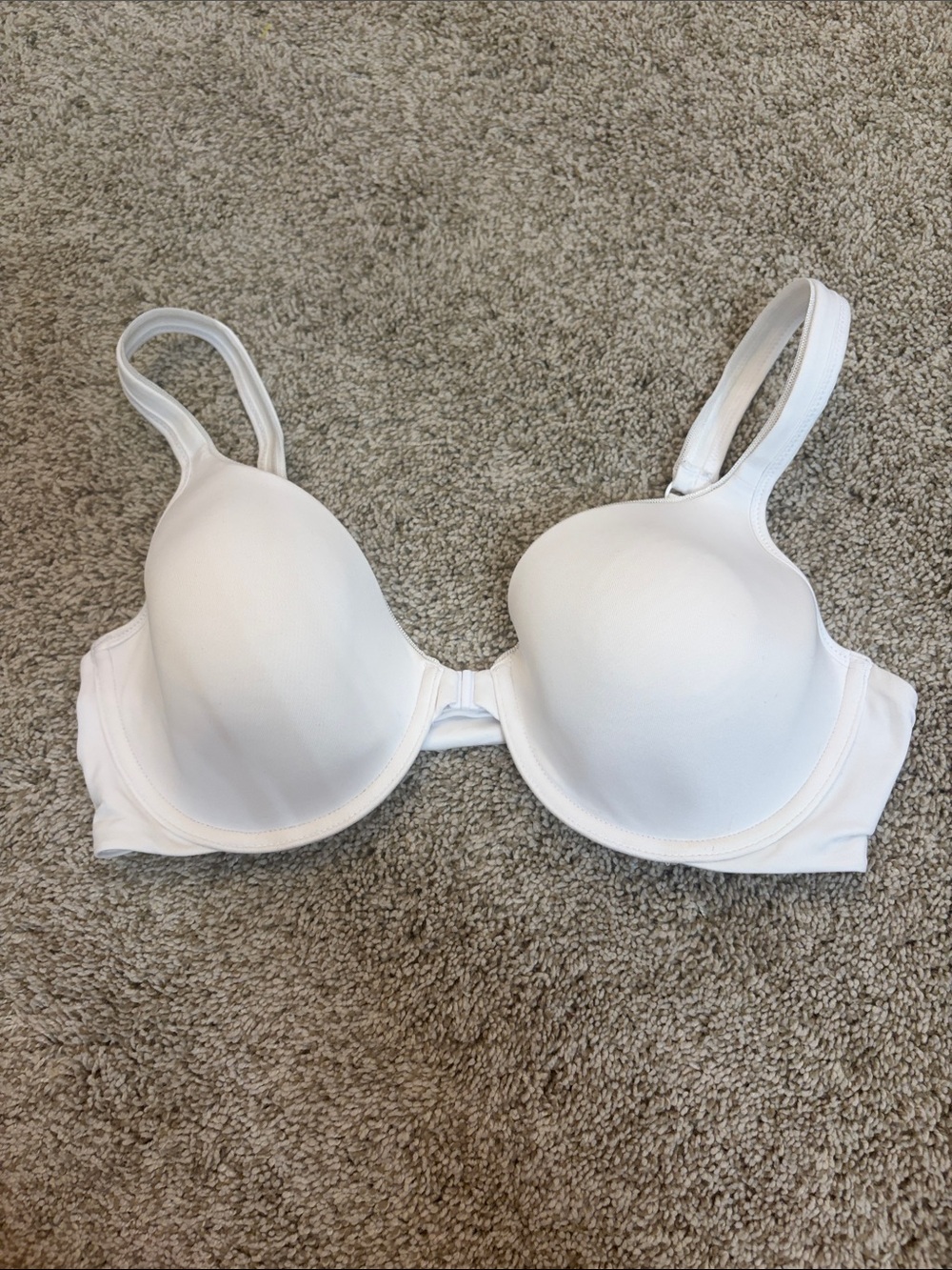 Hanes White Seamless Underwire T-Shirt Bra